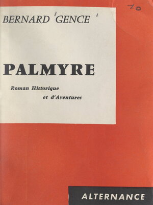 cover image of Palmyre